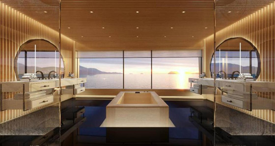 من داخل يخت بيل غيتس 