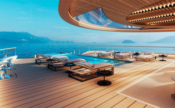 من داخل يخت بيل غيتس 