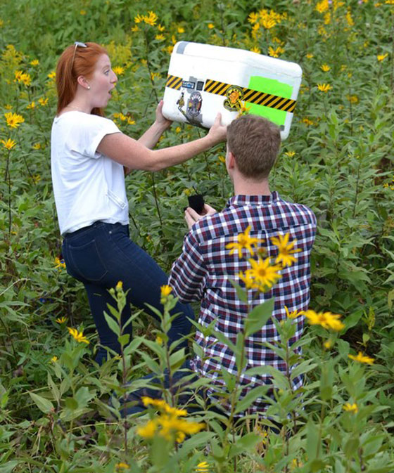 فعلٌ يفوق التوقعات.. طيار يرسل خاتم خطوبة إلى الفضاء في عرض زواج من خارج الأرض صورة رقم 2