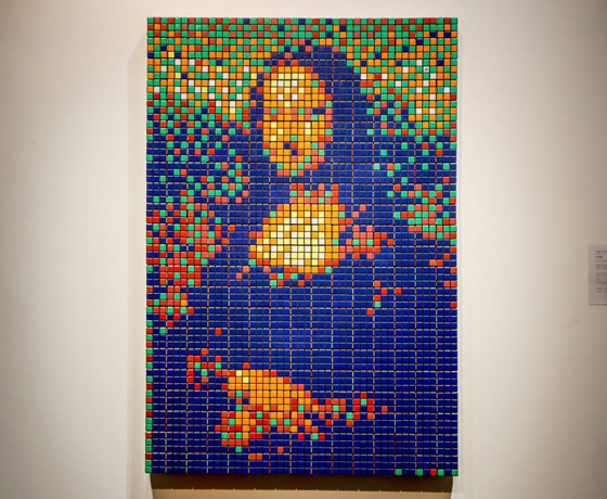 بالصور: نصف مليار دولار ثمن لوحة الموناليزا بمكعبات الروبيك! صورة رقم 6