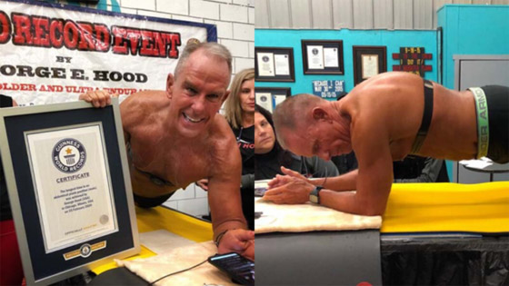 جندي أمريكي سابق يسجل رقما قياسيا بالثبات بكوعه لمدة 8 ساعات! صورة رقم 17