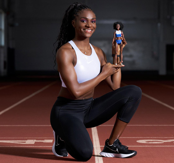 بالصور: شركة باربي تطلق دمية جديدة بشكل أسرع امرأة في بريطانيا صورة رقم 1