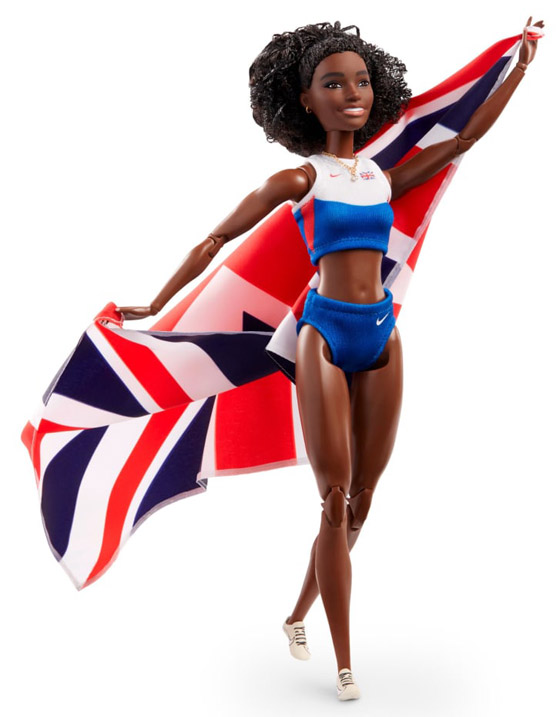 بالصور: شركة باربي تطلق دمية جديدة بشكل أسرع امرأة في بريطانيا صورة رقم 2