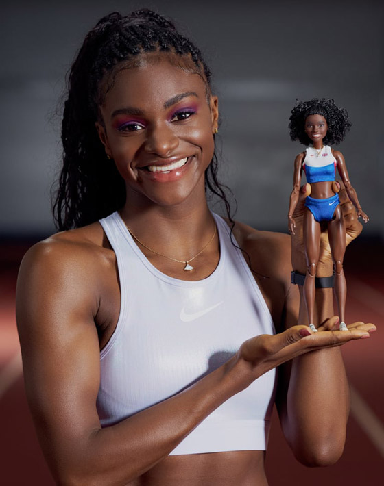 بالصور: شركة باربي تطلق دمية جديدة بشكل أسرع امرأة في بريطانيا صورة رقم 3