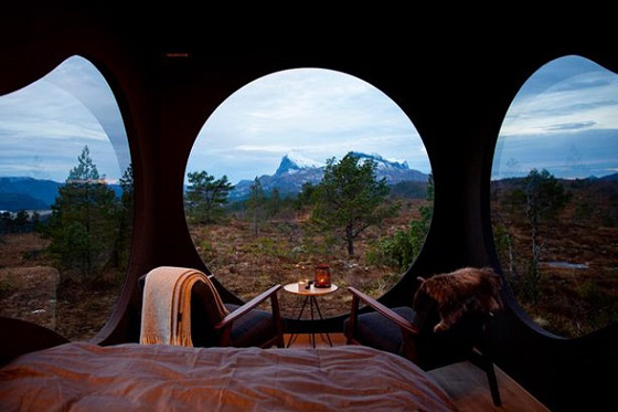 كابينات مدهشة للنوم في أحضان الطبيعة بالنرويج صورة رقم 4