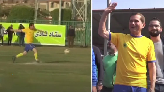 صورة رقم 2 - المصري عز الدين بهادر: أكبر لاعب كرة قدم محترف في العالم صورة رقم 2 - المصري عز الدين بهادر: أكبر لاعب كرة قدم محترف في العالم