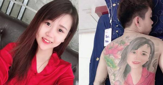 24 ساعة تحت إبرة الوشم.. والسبب محبوبته! صور صورة رقم 1