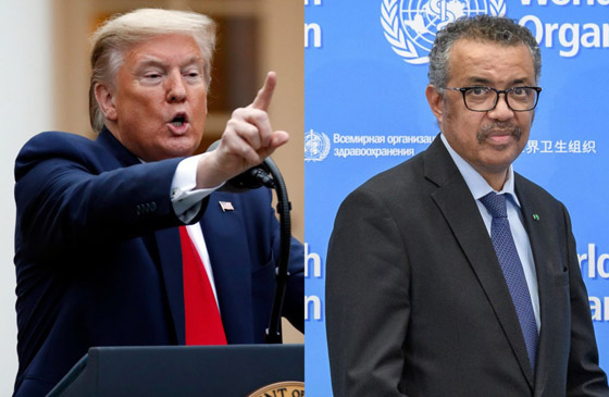 بعد تهديدات الرئيس ترامب.. تعهد من مدير منظمة الصحة العالمية! صورة رقم 1 بعد تهديدات الرئيس ترامب.. تعهد من مدير منظمة الصحة العالمية! صورة رقم 1