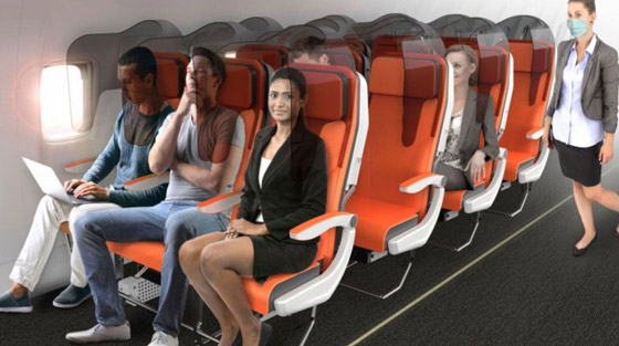 طائرات ما بعد كورونا.. تباعد ومقاعد معزولة صورة رقم 2