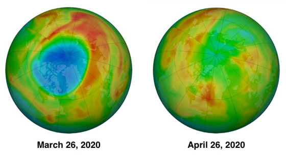 انغلاق أكبر ثقب لطبقة الأوزون فوق القطب الشمالي.. ما علاقة كورونا؟ صورة رقم 1