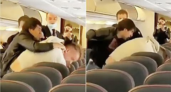 شجار عنيف على متن طائرة روسية بسبب فيروس كورونا! فيديو صورة رقم 6 شجار عنيف على متن طائرة روسية بسبب فيروس كورونا! فيديو صورة رقم 6