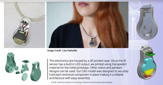 ناسا تصمم قلادة تذكرك بعدم لمس وجهك لحمايتك من كورونا.. فيديو صورة رقم 4