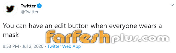 رد طريف من تويتر على إضافة زر تعديل للتغريدات.. هل خيبت الآمال؟ صورة رقم 1