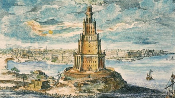 فنار (فاروس) الإسكندرية.. الأقدم بالبحر المتوسط وإحدى العجائب القديمة صورة رقم 1 فنار (فاروس) الإسكندرية.. الأقدم بالبحر المتوسط وإحدى العجائب القديمة صورة رقم 1