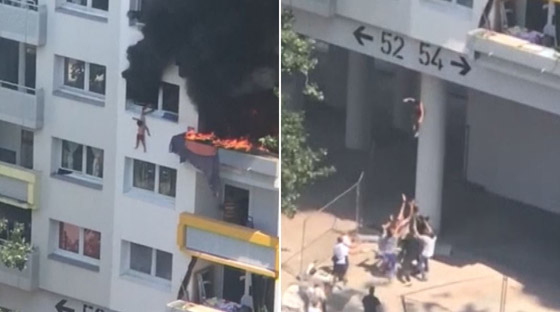 فيديو صادم.. إنقاذ مخيف لطفلين فرنسيين بعد اندلاع حريق في شقتهما صورة رقم 1 فيديو صادم.. إنقاذ مخيف لطفلين فرنسيين بعد اندلاع حريق في شقتهما صورة رقم 1