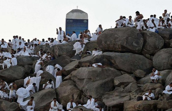 الحجاج على صعيد عرفات لتأدية الركن الأعظم صورة رقم 1