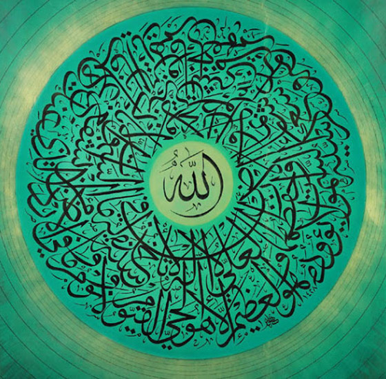 صور: خطاط ياباني يتميز بكتاباته المدهشة باللغة العربية وآيات قرآنية صورة رقم 18