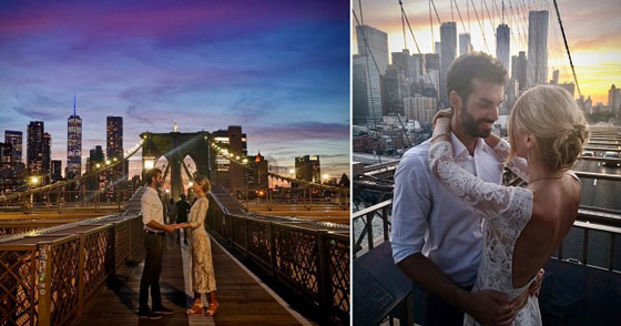 عابرة سبيل تخلد ذكرى زفاف زوجين في صورة نالت التعاطف والإعجاب! صورة رقم 3