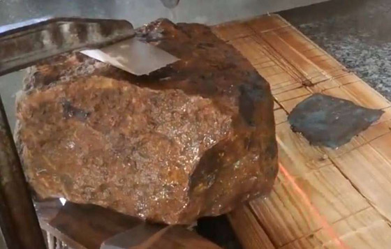 بالصور: اكتشاف نيزك تاريخي ضخم في حديقة منزل في ألمانيا صورة رقم 13