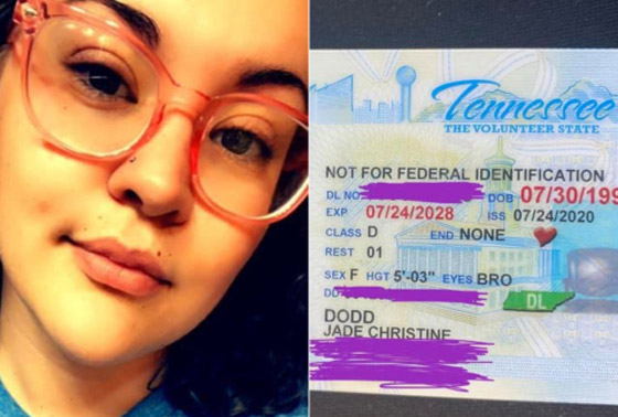 استبدلوا وجهها بمقعد شاغر.. خطأ غريب في رخصة قيادة خاصة بأمريكية! صورة رقم 3