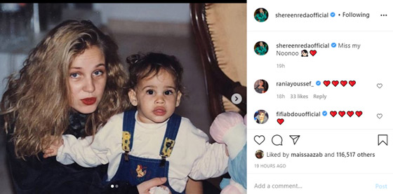 صور نادرة: شيرين رضا تشتاق إلى ابنتها نورعمرو دياب صورة رقم 1