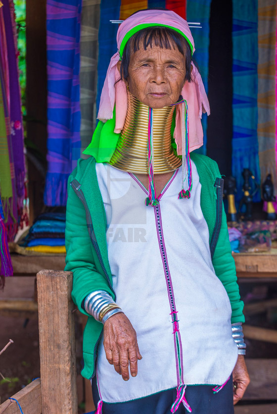 صور مدهشة ونادرة لقبيلة تجبر نساءها على تطويل أعناقهن بطرق غريبة صورة رقم 13