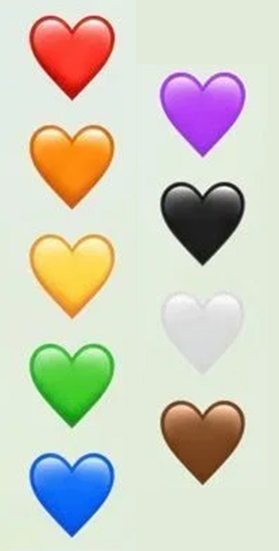 بالصور: تعرفوا على معاني ألوان القلوب الرمزية في المحادثات النصية صورة رقم 11