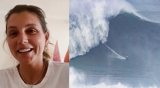 لقطة توقف القلب: برازيلية تحطم رقما قياسيا بركوب أكبر موجة أسطورية! صورة رقم 10