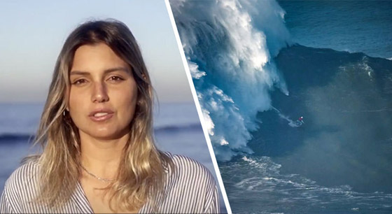 لقطة توقف القلب: برازيلية تحطم رقما قياسيا بركوب أكبر موجة أسطورية! صورة رقم 20
