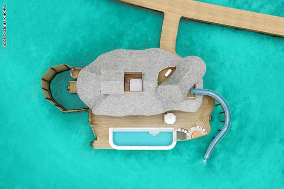 في جزر المالديف.. يمكنك الآن المكوث في هذه الفلل فوق الماء التي تُعد 