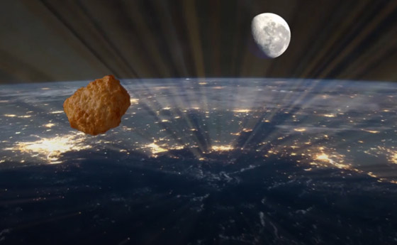 قطعة دجاج تسافر للفضاء.. احتفال غريب لشركة أيسلندية بعيدها الـ50 صورة رقم 10