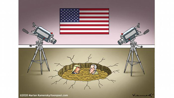 الانتخابات الأمريكية بريشة رسامي الكاريكاتير حول العالم صورة رقم 3 الانتخابات الأمريكية بريشة رسامي الكاريكاتير حول العالم صورة رقم 3