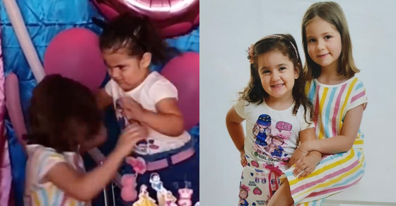 فيديو مضحك: خناقة أختين لإطفاء شمعة عيد الميلاد ينتهي بتورتة بـ500 شمعة صورة رقم 6