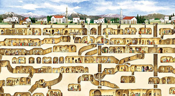 ديرنكويو: أكبر وأقدم مدينة تحت الأرض يعود عمرها لـ5000 عام! صورة رقم 1