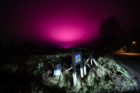 السماء البنفسجية تفجع بلدة بأكملها.. والسبب لا يخطر على بال! صورة رقم 7