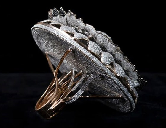 بأكثر من 12 ألف ماسة.. خاتم يدخل موسوعة غينيس (صور) صورة رقم 9