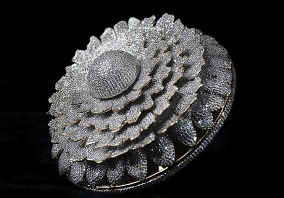 بأكثر من 12 ألف ماسة.. خاتم يدخل موسوعة غينيس (صور) صورة رقم 10