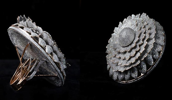 بأكثر من 12 ألف ماسة.. خاتم يدخل موسوعة غينيس (صور) صورة رقم 12