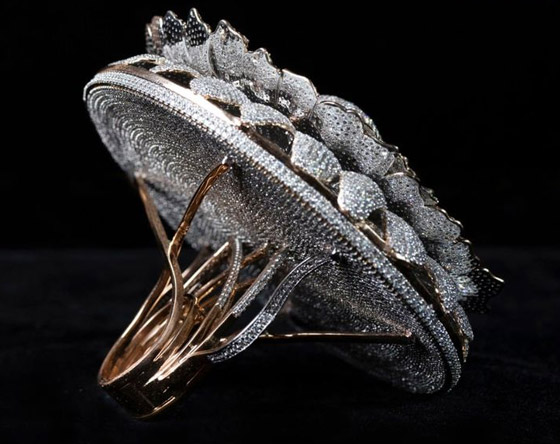 بأكثر من 12 ألف ماسة.. خاتم يدخل موسوعة غينيس (صور) صورة رقم 5