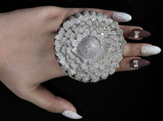 بأكثر من 12 ألف ماسة.. خاتم يدخل موسوعة غينيس (صور) صورة رقم 7