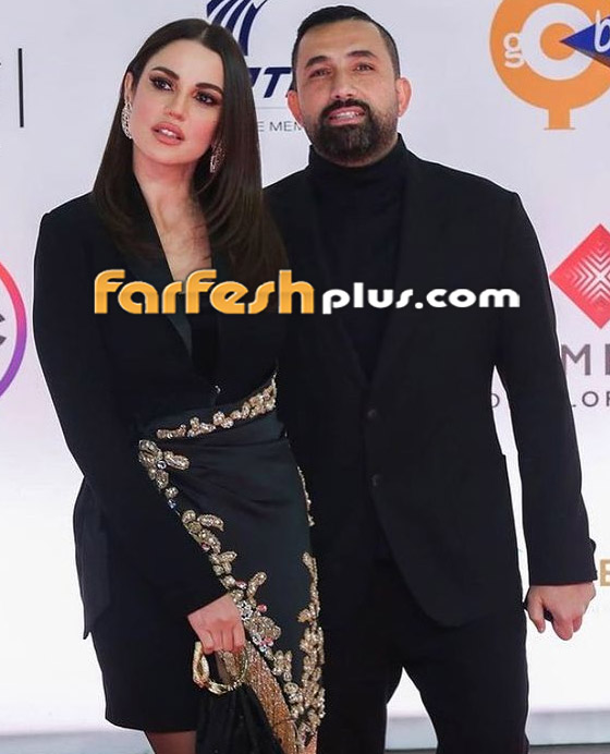 درة وهاني سعد يتألقان بالأسود برومانسية بأول ظهور لهما معا بعد الزواج صورة رقم 12