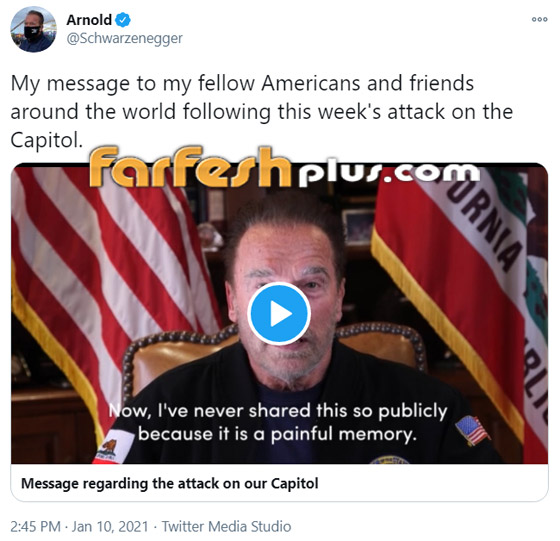 النجم أرنولد شوارزنيغر: ترامب فاشل أفعاله نازية وأسوأ رئيس أمريكي! صورة رقم 1 النجم أرنولد شوارزنيغر: ترامب فاشل أفعاله نازية وأسوأ رئيس أمريكي! صورة رقم 1