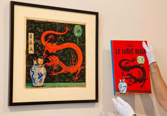 3.8 مليون دولار مقابل رسمة لـ(تان تان) لم تصدر في مجلّد! صور صورة رقم 1