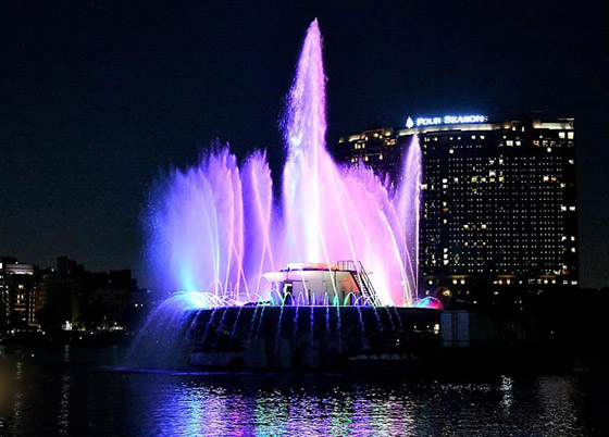 بعد توقف 41 عاما.. نافورة نهر النيل تعود للتلألأ من جديد! فيديو وصور صورة رقم 9