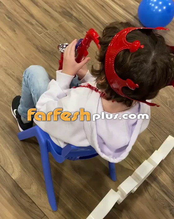 فيديو ميريام فارس تحتفل بعيد ميلاد ابنها جايدن.. كيف فاجأ الجميع بموهبته؟ صورة رقم 3