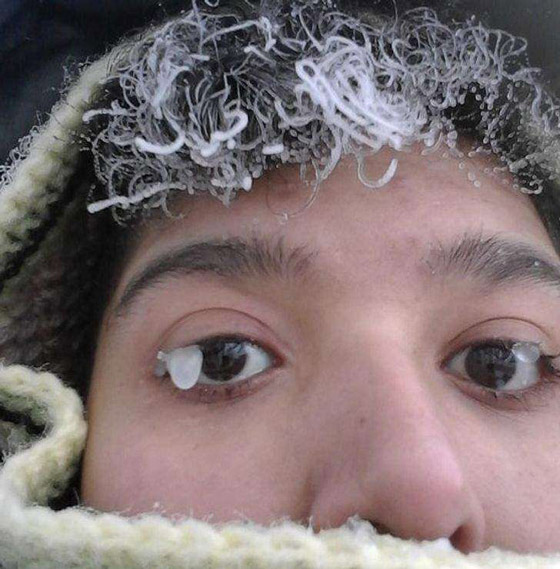 صور طريفة تدفعنا للاختباء عند التعرض لموجة برد صورة رقم 1