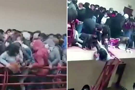 فيديو صادم لشرفة تنهار بطلاب جامعة وسقوطهم من الطابق الرابع! صورة رقم 2 فيديو صادم لشرفة تنهار بطلاب جامعة وسقوطهم من الطابق الرابع! صورة رقم 2