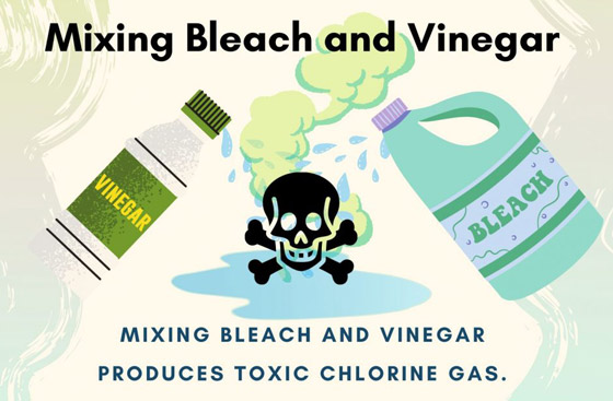 خلط الخل مع الكلور يسبب الموت اختناقا.. منظفات لا تخاطر بدمجها معا! صورة رقم 3