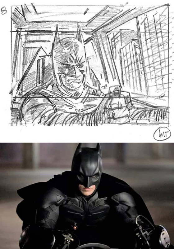 رسومات لأفلام شهيرة تكشف كيف تبدو قبل إنتاجها وتصويرها في الواقع صورة رقم 25