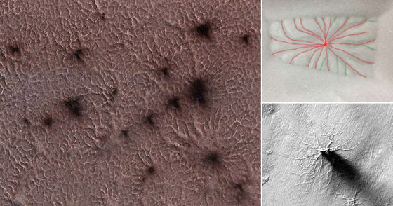 علماء الفلك يفكون لغز (عناكب المريخ) الذي حيّرهم لسنوات! صورة رقم 5